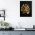Frunza Aurie Monstera Tablou - Material produs:: Poster pe hartie FARA RAMA, Dimensiunea:: 50x70 cm