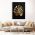 Frunza Aurie Monstera Tablou - Material produs:: Poster pe hartie FARA RAMA, Dimensiunea:: 50x70 cm