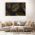 Frunze aurii tropicale tablou - Material produs:: Tablou canvas pe panza CU RAMA, Dimensiunea:: 50x70 cm
