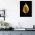 Frunza Aurie Tablou Modern - Material produs:: Poster pe hartie FARA RAMA, Dimensiunea:: 80x120 cm