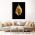 Frunza Aurie Tablou Modern - Material produs:: Poster pe hartie FARA RAMA, Dimensiunea:: 40x60 cm