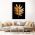 Frunza Aurie Tablou Modern - Material produs:: Tablou canvas pe panza CU RAMA, Dimensiunea:: 20x30 cm