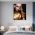 Machiaj auriu creativ tablou portret - Material produs:: Tablou canvas pe panza CU RAMA, Dimensiunea:: 80x120 cm