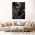 Machiaj auriu tablou modern portret - Material produs:: Tablou canvas pe panza CU RAMA, Dimensiunea:: 70x100 cm