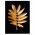 Frunza Aurie Tablou Modern - Material produs:: Tablou canvas pe panza CU RAMA, Dimensiunea:: 20x30 cm