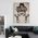 Barber Shop Tablou Vintage - Material produs:: Tablou canvas pe panza CU RAMA, Dimensiunea:: 40x60 cm