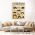 Barber Shop Tablou shaving vintage - Material produs:: Tablou canvas pe panza CU RAMA, Dimensiunea:: 40x60 cm