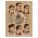 Barber Shop Tablou Vintage - Material produs:: Tablou canvas pe panza CU RAMA, Dimensiunea:: 40x60 cm
