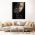 Machiaj auriu tablou portret femeie - Material produs:: Tablou canvas pe panza CU RAMA, Dimensiunea:: 40x60 cm