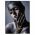 Machiaj auriu creativ tablou portret - Material produs:: Tablou canvas pe panza CU RAMA, Dimensiunea:: 80x120 cm