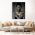 Machiaj auriu tablou modern femeie - Material produs:: Tablou canvas pe panza CU RAMA, Dimensiunea:: 50x70 cm