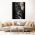 Machiaj auriu tablou portret - Material produs:: Tablou canvas pe panza CU RAMA, Dimensiunea:: 80x120 cm