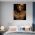 Machiaj auriu tablou portret femeie - Material produs:: Tablou canvas pe panza CU RAMA, Dimensiunea:: 80x120 cm