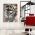 Barber Shop Tablou Craniu Vintage - Material produs:: Tablou canvas pe panza CU RAMA, Dimensiunea:: 30x40 cm