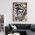 Barber Shop Tablou Craniu Vintage - Material produs:: Poster pe hartie FARA RAMA, Dimensiunea:: A1 59,4x84,1 cm