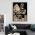 Barber Shop Tablou Vintage - Material produs:: Tablou canvas pe panza CU RAMA, Dimensiunea:: 50x70 cm