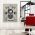 Barber Shop Tablou Craniu Vintage - Material produs:: Tablou canvas pe panza CU RAMA, Dimensiunea:: 60x90 cm