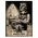 Barber Shop Tablou Vintage - Material produs:: Tablou canvas pe panza CU RAMA, Dimensiunea:: 50x70 cm