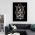 Barber Shop Tablou Shaving - Material produs:: Tablou canvas pe panza CU RAMA, Dimensiunea:: 60x90 cm