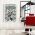 Barber Shop Tablou Shave&#038;Cut Vintage - Material produs:: Tablou canvas pe panza CU RAMA, Dimensiunea:: 40x60 cm