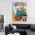 Barber Shop Tablou Superman Vintage - Material produs:: Tablou canvas pe panza CU RAMA, Dimensiunea:: 70x100 cm