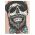 Barber Shop Tablou Craniu Vintage - Material produs:: Tablou canvas pe panza CU RAMA, Dimensiunea:: 30x40 cm