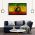 Tablou afis Bob Marley cantaret 2307 - Material produs:: Poster pe hartie FARA RAMA, Dimensiunea:: A3 29,7x42 cm