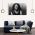 Tablou afis Bob Marley cantaret 2290 - Material produs:: Tablou canvas pe panza CU RAMA, Dimensiunea:: 30x40 cm