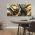 Tablou abstract imitatie marmura, auriu, albastru 1855 - Material produs:: Poster pe hartie FARA RAMA, Dimensiunea:: 60x120 cm