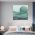 Tablou Boho peisaj minimalist verde 2059 - Material produs:: Poster pe hartie FARA RAMA, Dimensiunea:: 100x100 cm