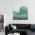Tablou Boho peisaj minimalist verde 2059 - Material produs:: Poster pe hartie FARA RAMA, Dimensiunea:: 80x80 cm