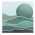 Tablou Boho peisaj minimalist verde 2059 - Material produs:: Poster pe hartie FARA RAMA, Dimensiunea:: 100x100 cm