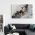 Tablou abstract imitatie marmura auriu gri 1990 - Material produs:: Poster pe hartie FARA RAMA, Dimensiunea:: 40x60 cm