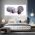 Tablou Boho minimalist forme geometrice, mov 1761 - Material produs:: Poster pe hartie FARA RAMA, Dimensiunea:: 60x120 cm