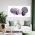 Tablou Boho minimalist forme geometrice, mov 1761 - Material produs:: Poster pe hartie FARA RAMA, Dimensiunea:: 60x120 cm