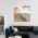 Tablou Boho minimalist forme abstracte, maro, verde 1453 - Material produs:: Poster pe hartie FARA RAMA, Dimensiunea:: 40x40 cm