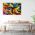 Tablou abstract ochi in forma de peste, multicolor 1436 - Material produs:: Poster pe hartie FARA RAMA, Dimensiunea:: A2 42x59,4 cm