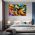 Tablou abstract ochi in forma de peste, multicolor 1436 - Material produs:: Poster pe hartie FARA RAMA, Dimensiunea:: A2 42x59,4 cm