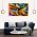 Tablou abstract ochi in forma de peste, multicolor 1436 - Material produs:: Poster pe hartie FARA RAMA, Dimensiunea:: A2 42x59,4 cm