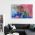Tablou abstract imitatie marmura, roz, albastru 1416 - Material produs:: Poster pe hartie FARA RAMA, Dimensiunea:: A1 59,4x84,1 cm