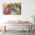 Tablou 3D render fundal forme abstracte, multicolor 1411 - Material produs:: Poster pe hartie FARA RAMA, Dimensiunea:: A3 29,7x42 cm