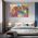 Tablou 3D render fundal forme abstracte, multicolor 1411 - Material produs:: Poster pe hartie FARA RAMA, Dimensiunea:: A3 29,7x42 cm