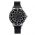 Ceas de dama elegant Geneva CS1013, bratara magnetica, cadran rotativ, model negru, CS1013