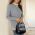 Geanta tip rucsac, Arya GT2255, Negru