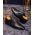 Pantofi cu siret barbatesti, negri, one cut - P1710