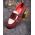 Pantofi Loafers, barbatesti, bordeaux, piele intoarsa- P1751