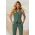 Vesta Pretty Girl office cambrata verde prafuit cu decolteu in V