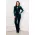 Compleu elegant din catifea Brigitta verde