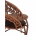 Set de gradina din rattan 1 + 2, maro, JARUB