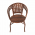Set de gradina din rattan 1 + 2, maro, JARUB